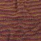 1 Yard Red Violet Stucco and Burnt Orange Striped Boucle Wool Sweater Knit 63 inch Width